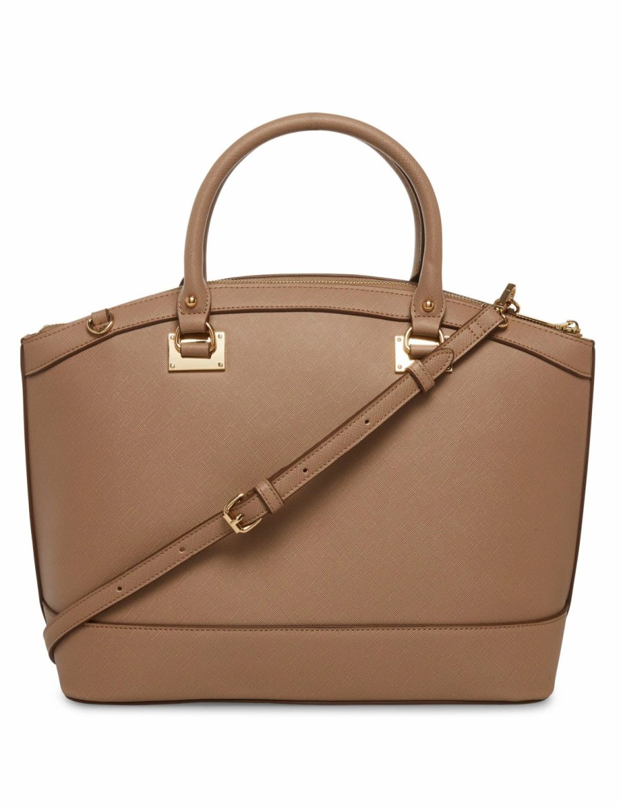 Handbags * | Madden Handbags New Recruits Dome Satchel Truffle