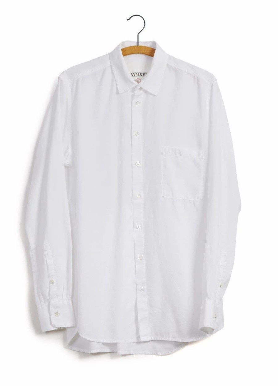 Tops * | Hansen Garments Henning | Casual Classic Shirt | White