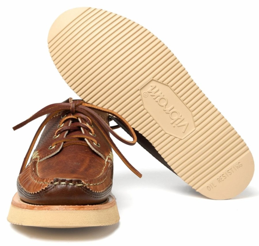 Footwear * | Yuketen Maine Guide Ox | Moccasin Shoe | Cp Brown/G Brown