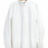 Tops * | Hansen Garments Haakon | Hidden Button Down Shirt | White