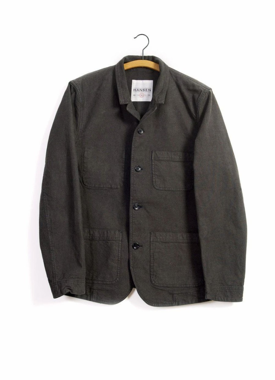 Tops * | Hansen Garments Nicolai | Informal 4-Button Blazer | Woods