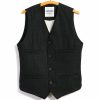 Tops * | Hansen Garments Danny | Classic Waistcoat | Black Marble