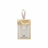 Watches & Jewelry * | The Jewelry Group Heart Pendant Necklace And Earring Pouch Set Gold Tone