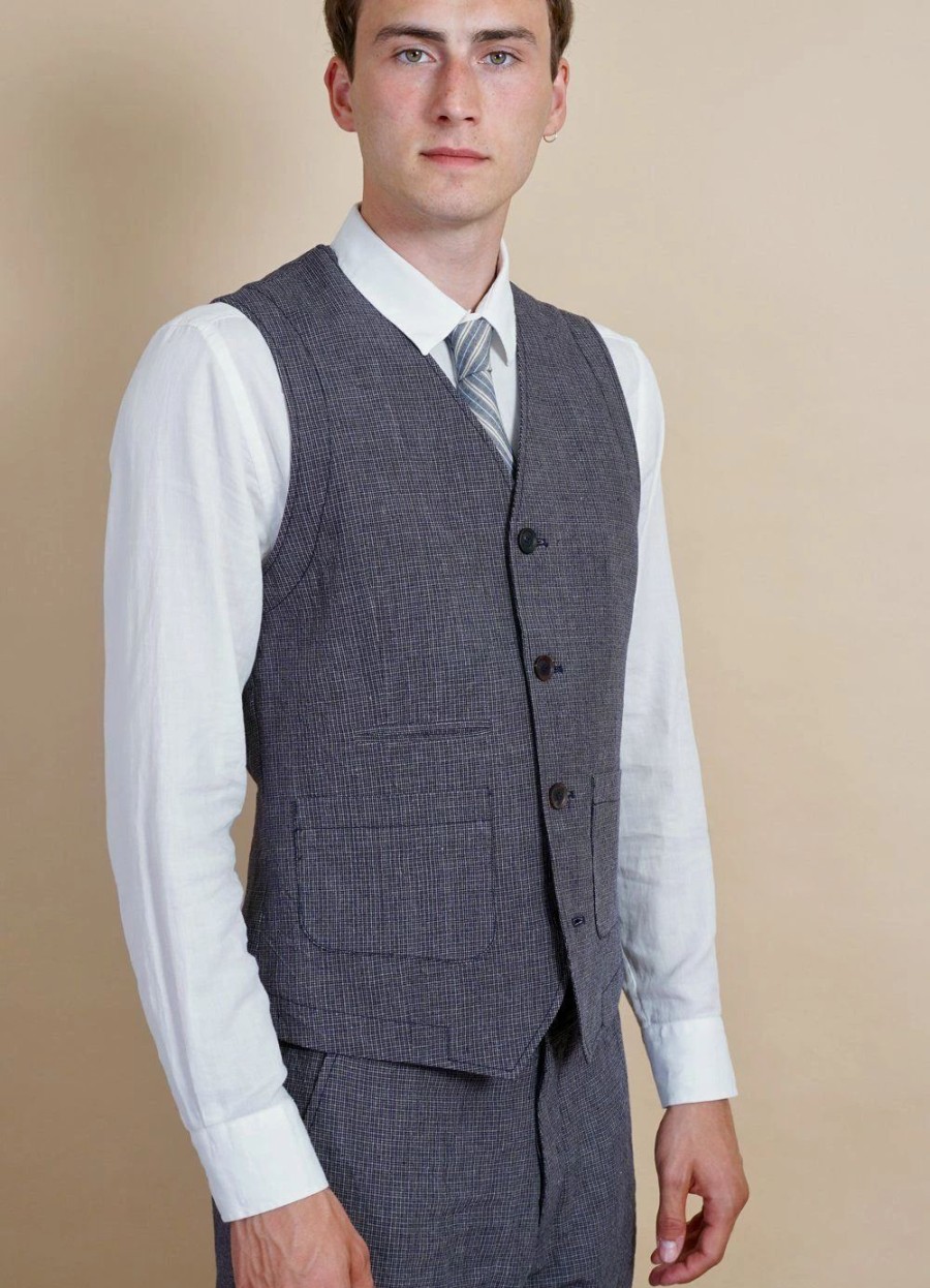 Tops * | Hansen Garments Halfdan | Classic Waistcoat | River