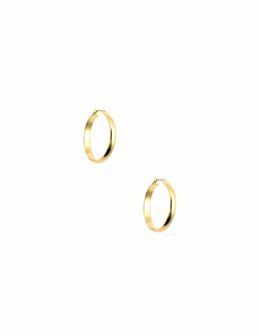 Watches & Jewelry * | The Jewelry Group Small Hoop Earrings Gold-Tone