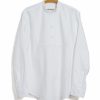 Tops * | Hansen Garments Rikard | Loose Fit Pull-On Shirt | White