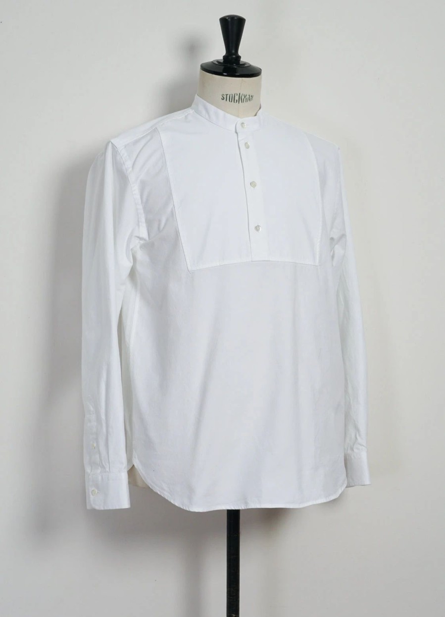 Tops * | Hansen Garments Rikard | Loose Fit Pull-On Shirt | White