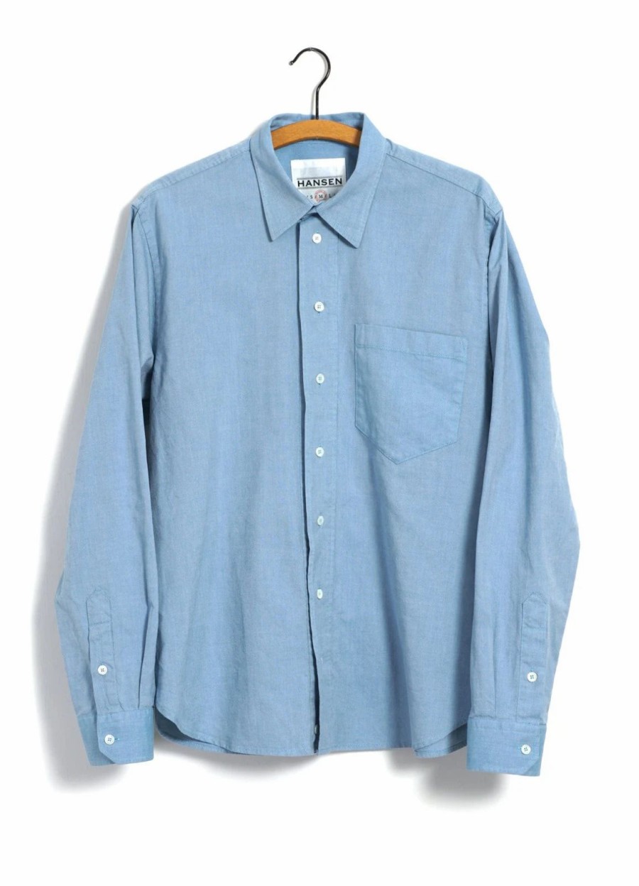 Tops * | Hansen Garments Raymond | Relaxed Classic Shirt | Turquoise