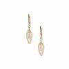 Watches & Jewelry * | The Jewelry Group Drop Earrings With Pave Gold-Tone