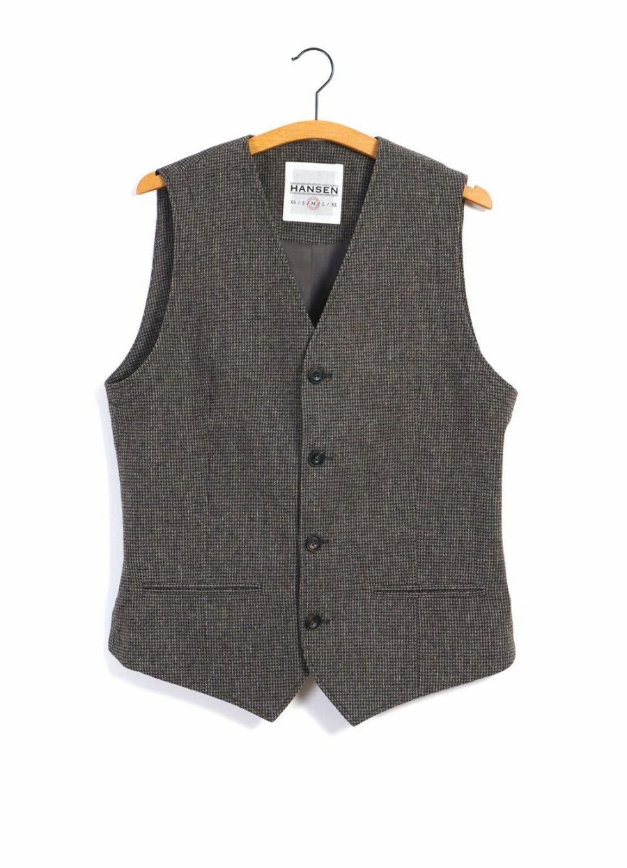 Tops * | Hansen Garments Daniel | Classic Waistcoat | Rocks