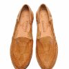 Footwear * | Chamula Cancun Leather Huarache | Slip On Vegetable Tanned Sandals | Tan 1